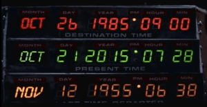October 21 2015 Back to the Future