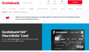 a screenshot of a credit card